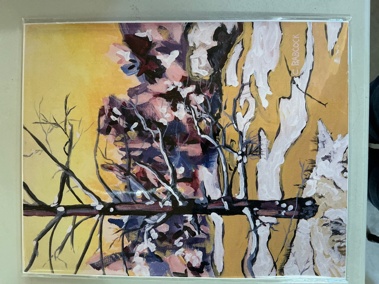 My wintery bed PMW BED 11 x 14